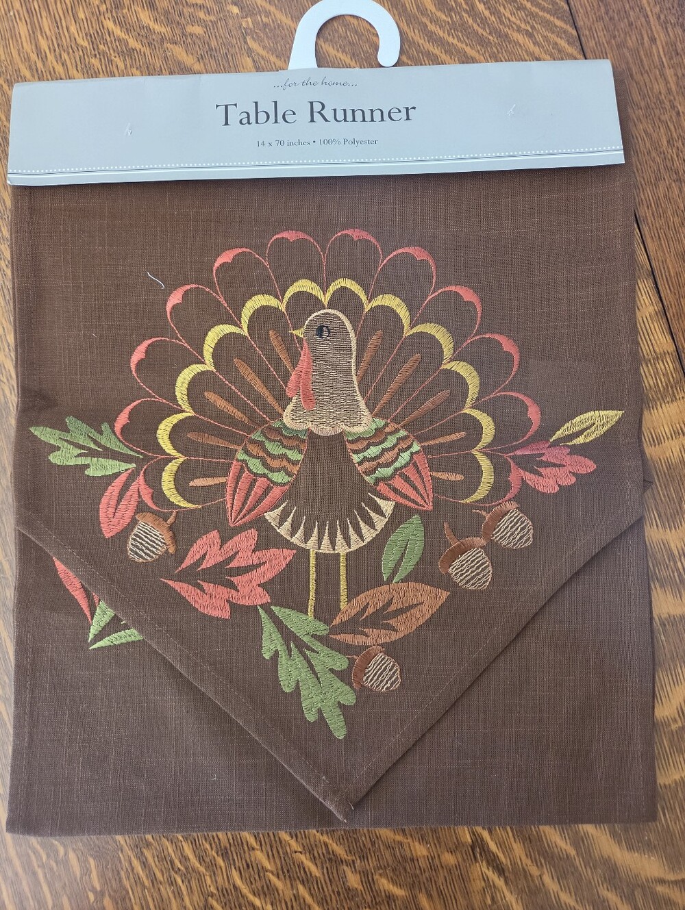 NWT Table Runner Thanksgiving Turkey  70” x 14” - Picture 5 of 5